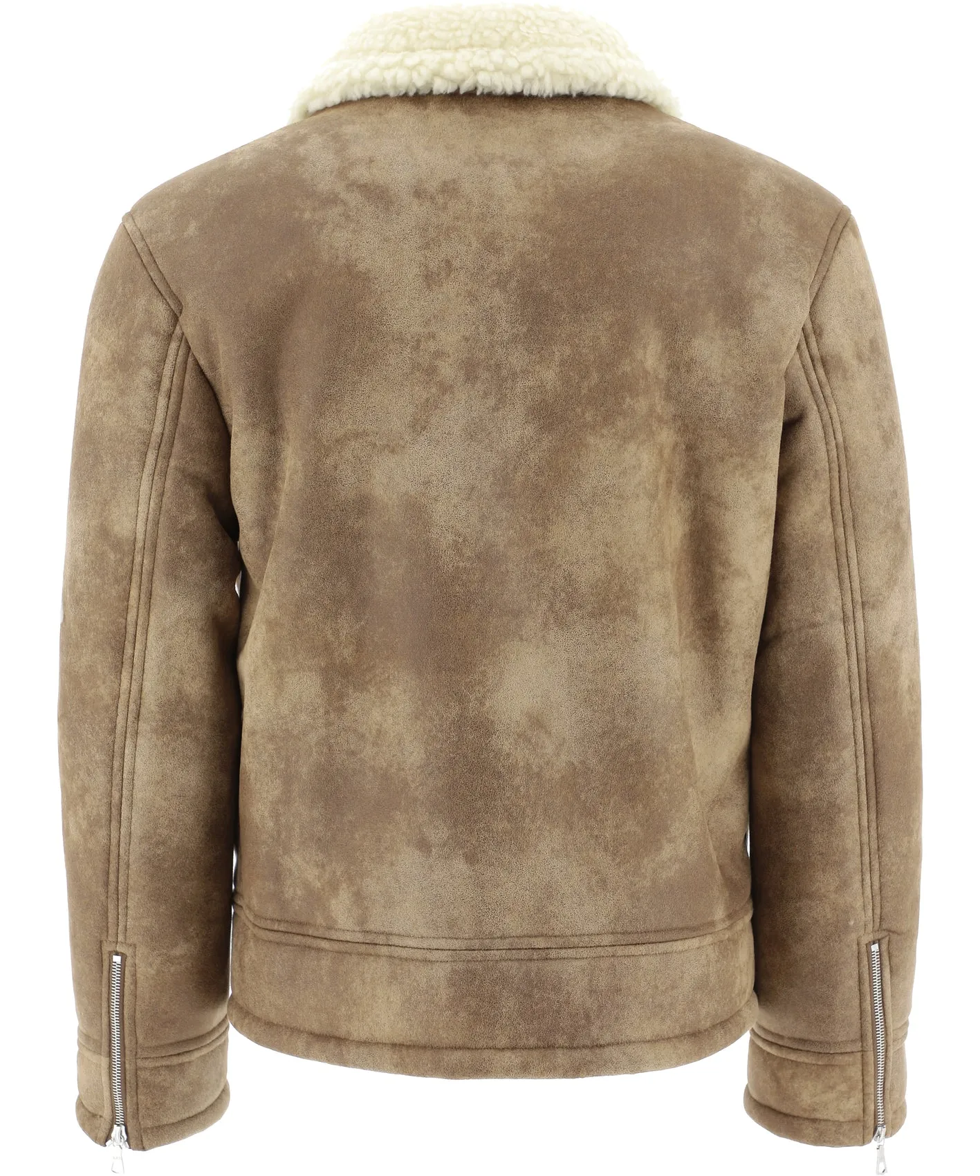 A.P.C. Faux-Shearling Collar Jacket