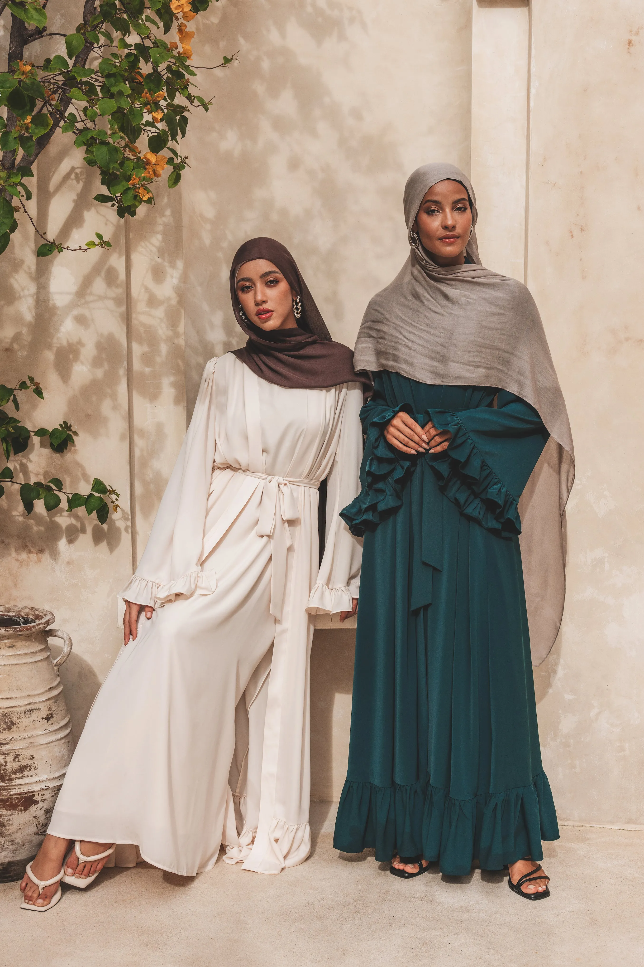 Ayah Abaya Set - Champagne