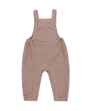 Baby Overall - Plum Gingham