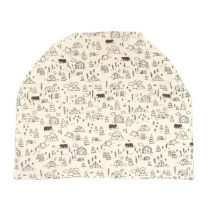 Bamboo Baby Cover & Nursing Poncho (Doodle Camp Print)