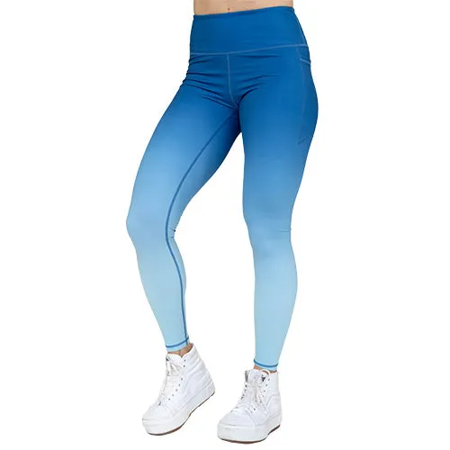 Blue Ombre Leggings