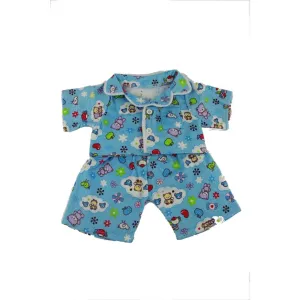 Blue PJ Teddy Bear Outfit