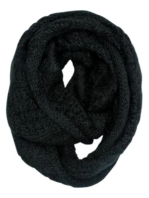 Cable Knit Winter Infinity Scarf