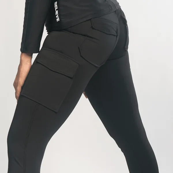 Cargo Black Leggings