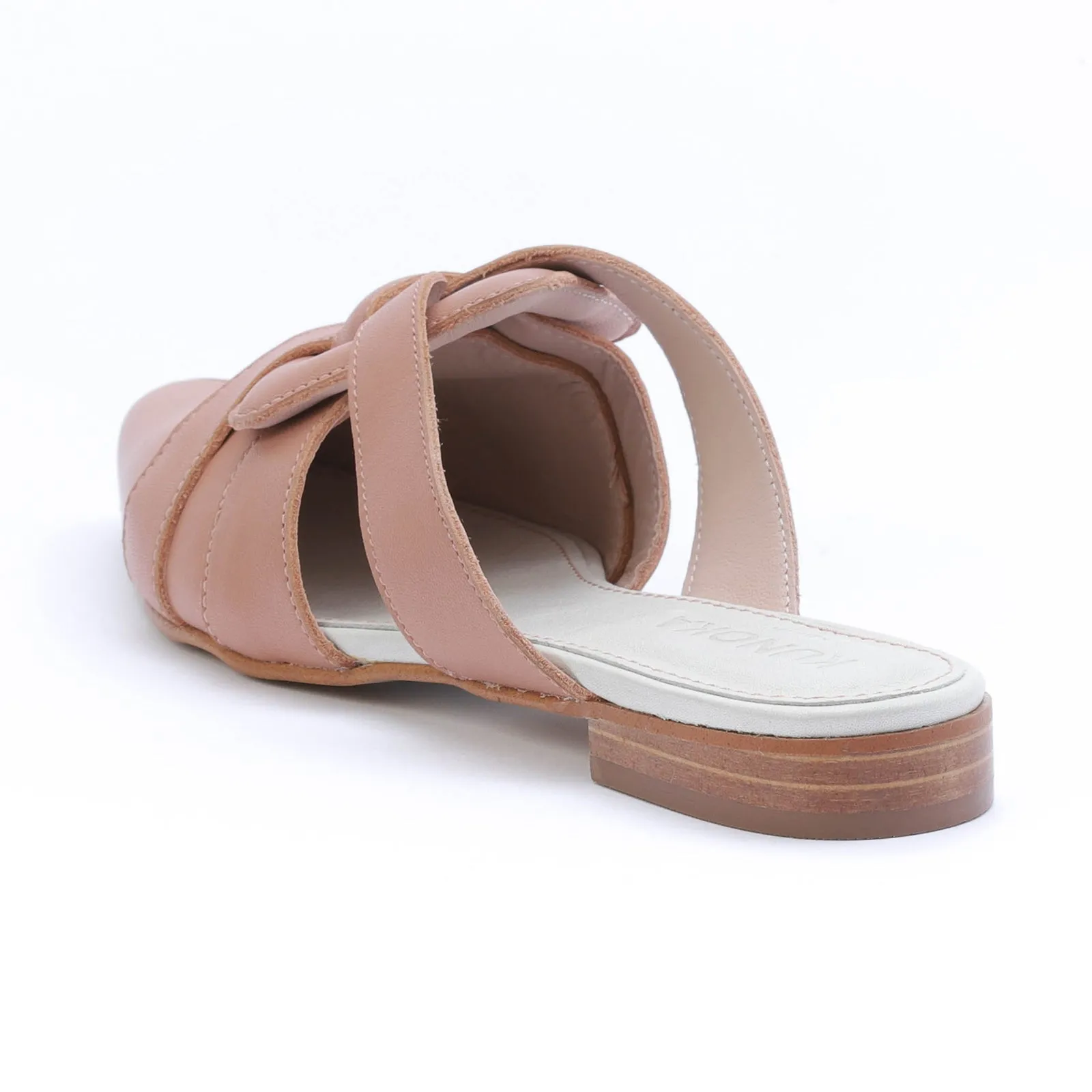 CELESTE slip-on mule - nude