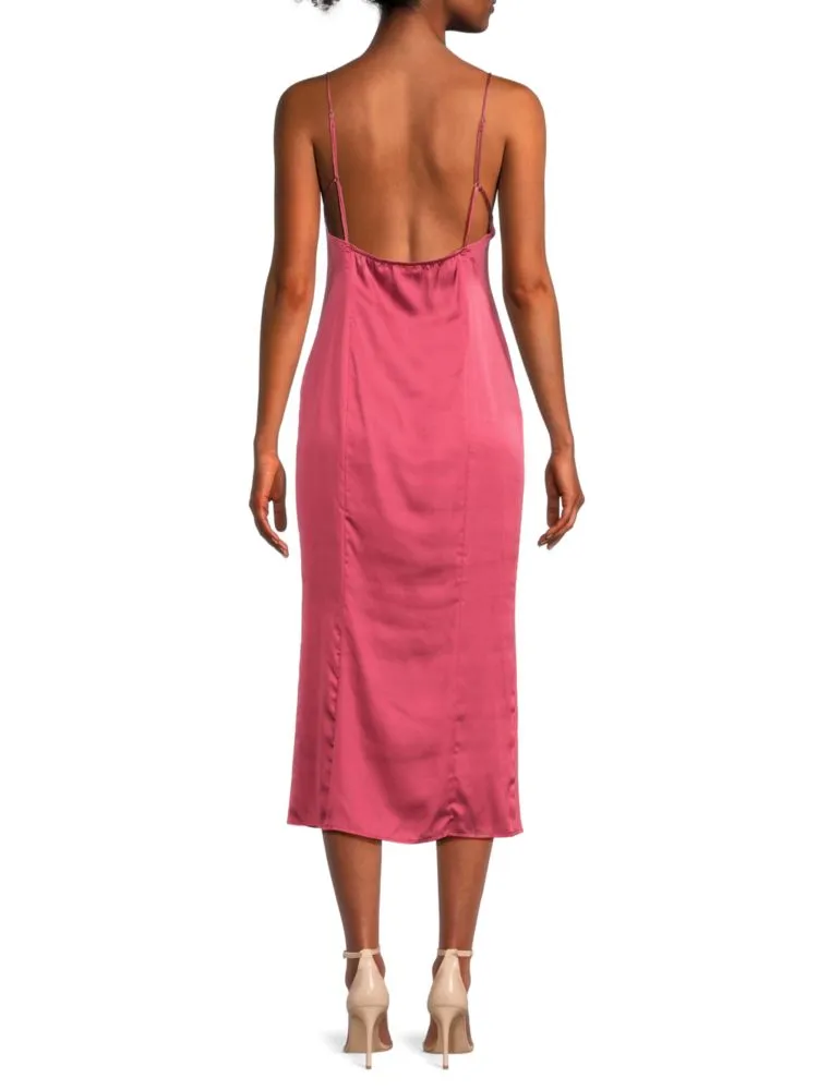 City Cool Intimately Free People Slip Dress in Venetian Red