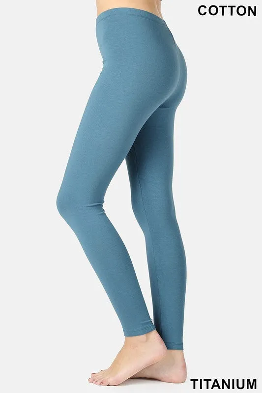 Cotton Full Length Leggings