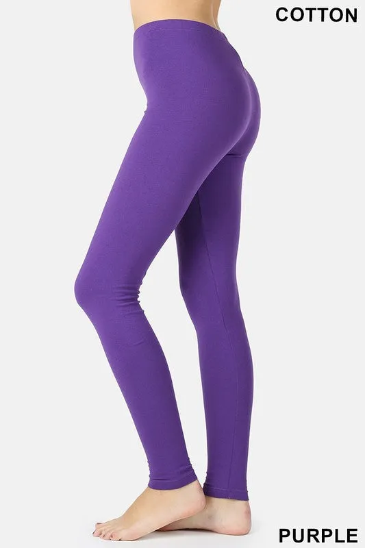 Cotton Full Length Leggings