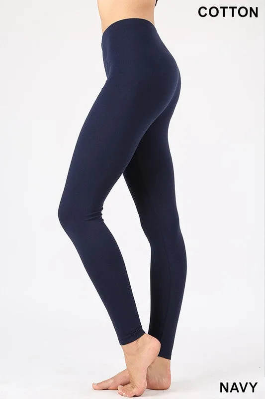 Cotton Full Length Leggings