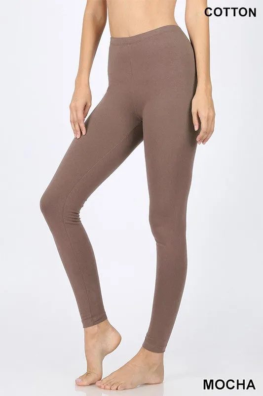 Cotton Full Length Leggings