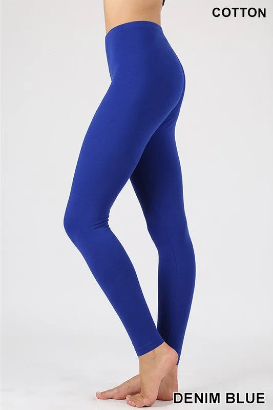 Cotton Full Length Leggings