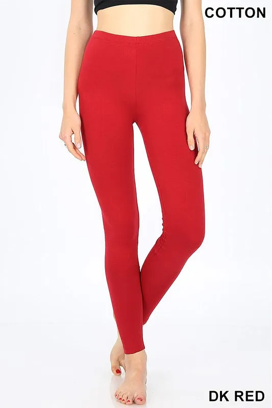 Cotton Full Length Leggings