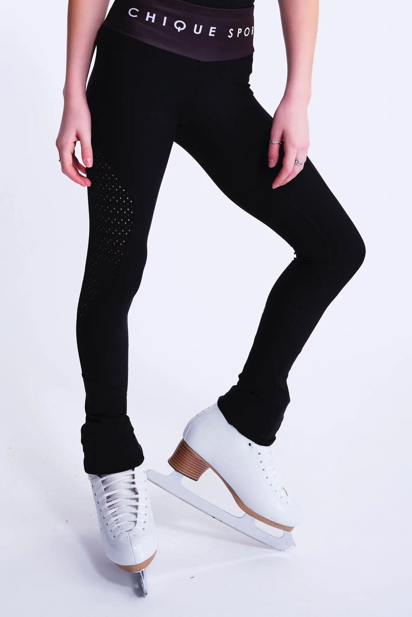 Empower On-Ice Leggings in Black