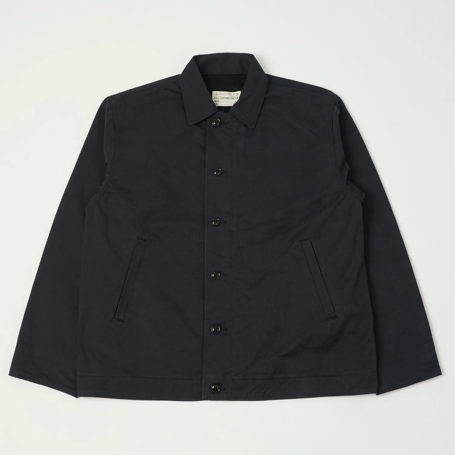 Full Count 2034 Old Japanese Twill US Navy Utility Jacket - Black