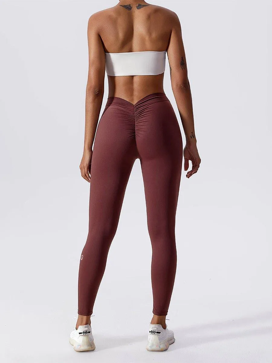 GFIT® V High Waist Sports Leggings Gym Pants