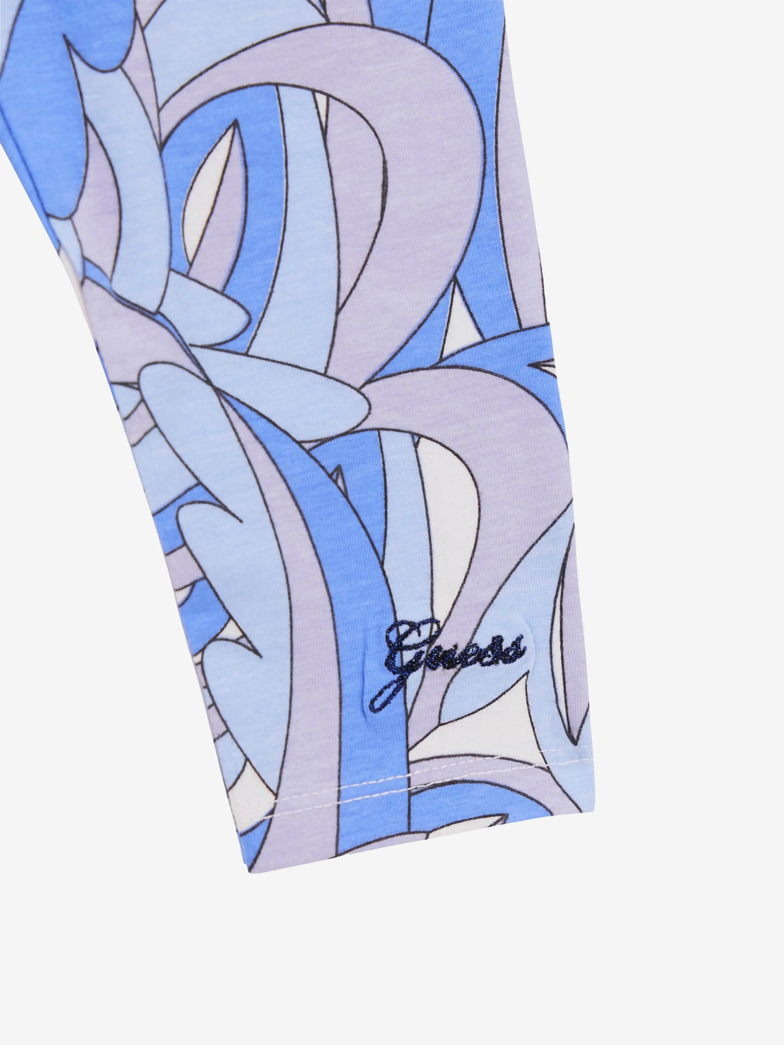 Guess Girls Abstract Leggings in Blue