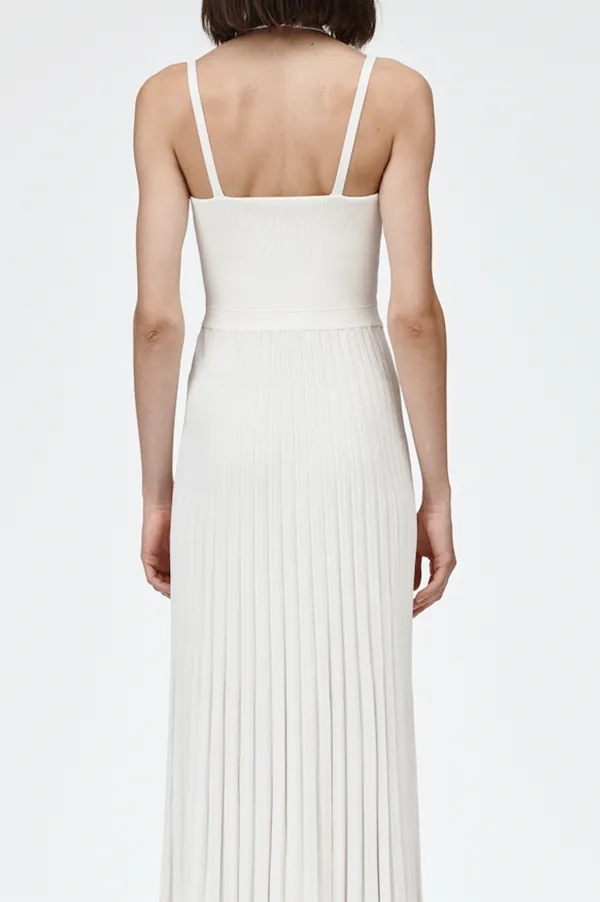 Halter Neck Dress in Ivory (Sold Out)