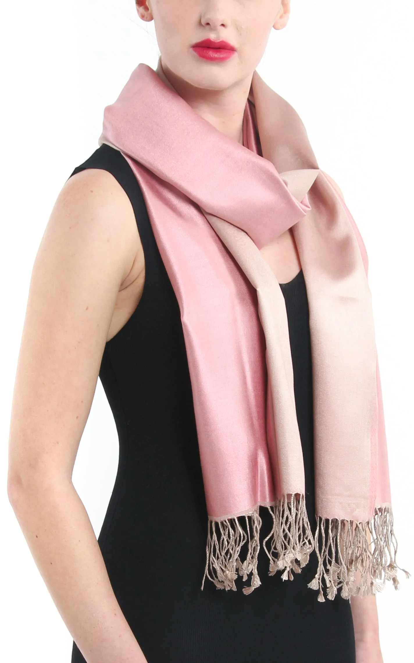 Hilda Pink Silk Scarf - LM277