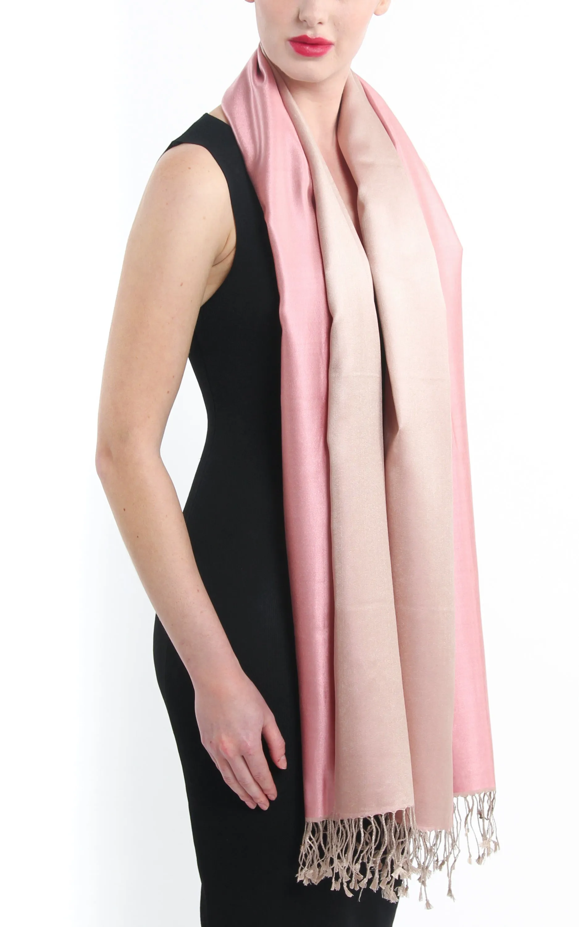 Hilda Pink Silk Scarf - LM277