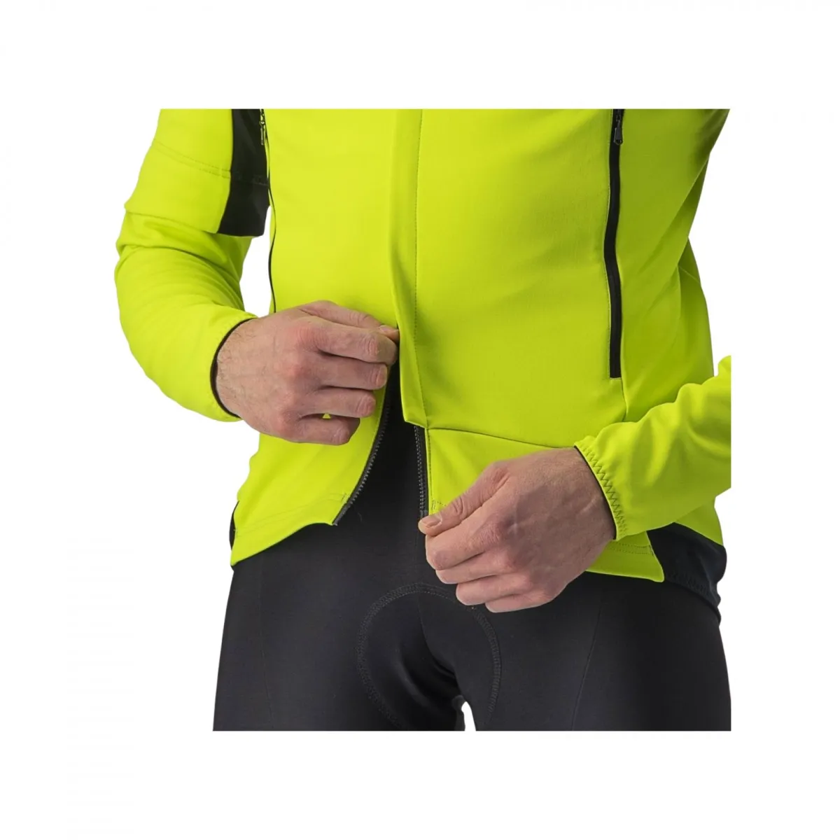 Jacket Castelli Perfetto Ros 2 Convertible Yellow