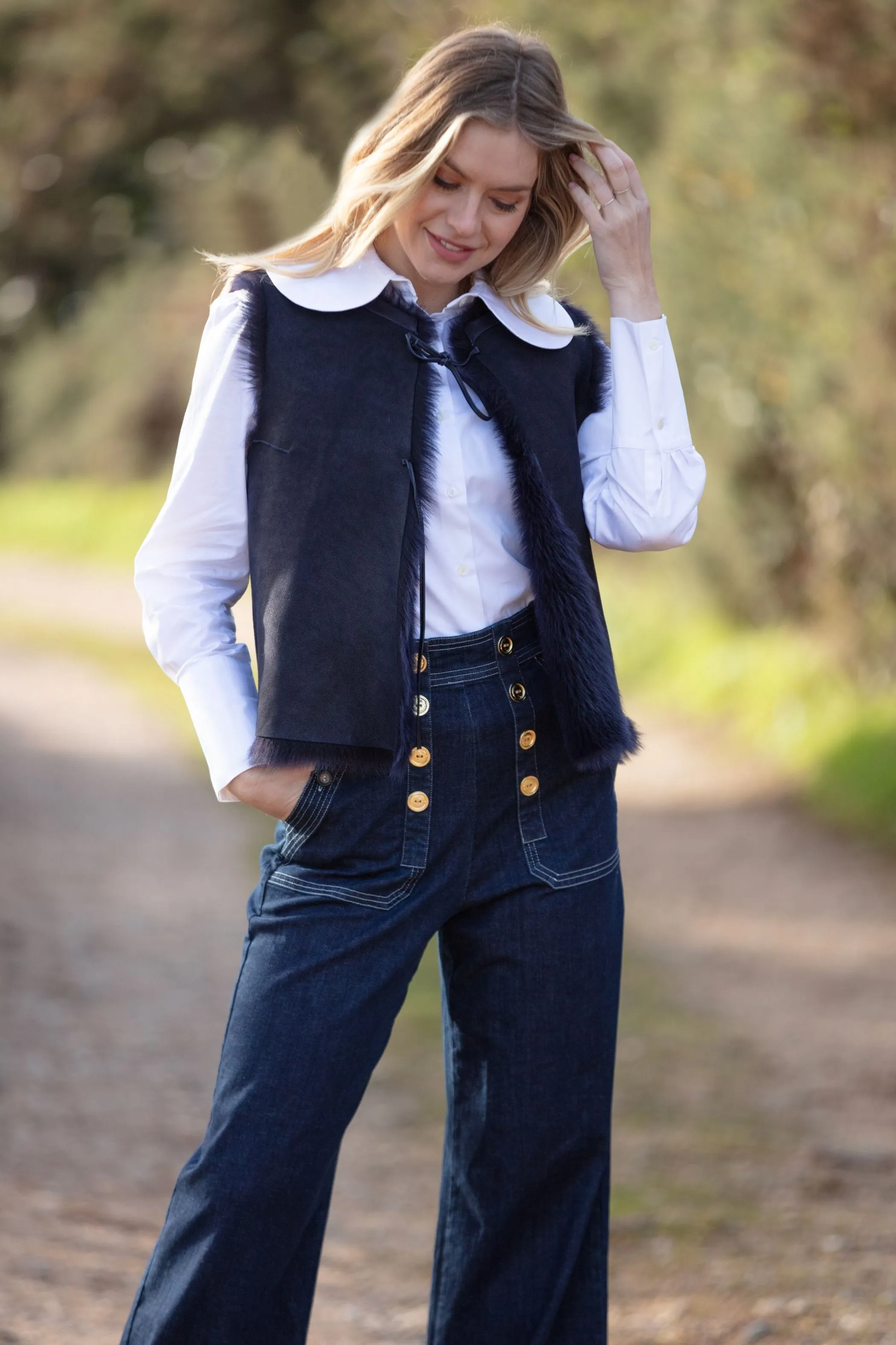 Janie Toscana Reversible Waistcoat