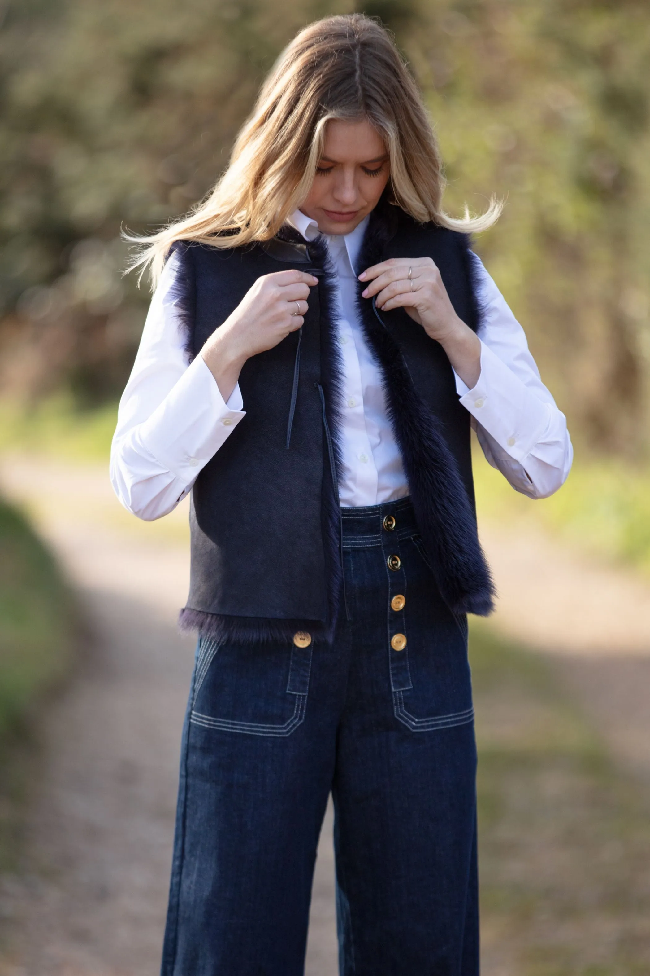 Janie Toscana Reversible Waistcoat