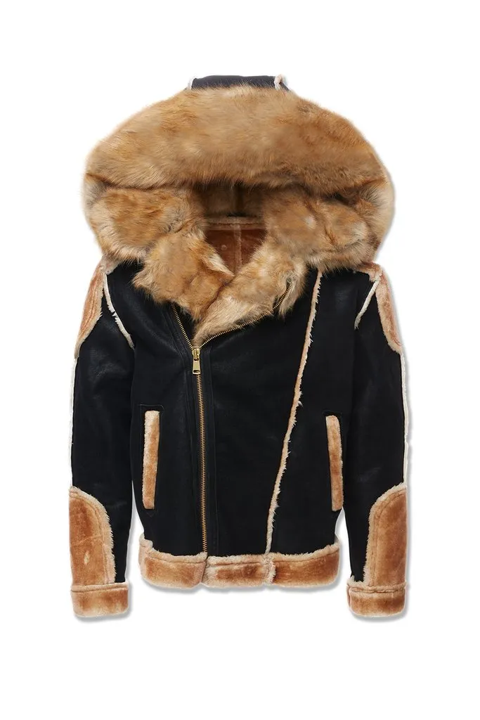 JC Black Coffee Shearling Jacket