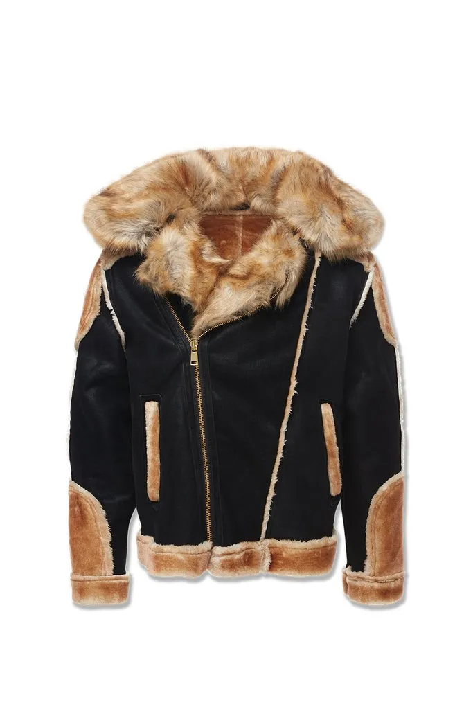 JC Black Coffee Shearling Jacket