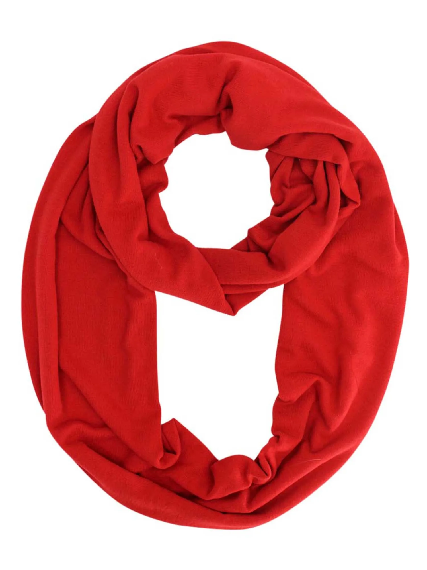 Jersey Knit Circle Infinity Loop Scarf