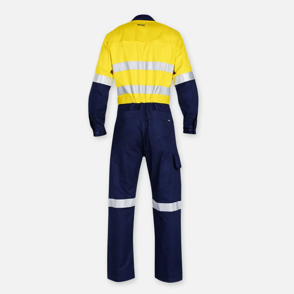 King Gee Workcool 2 Hi-Vis Reflective Two Tone Work Overalls (K51540)