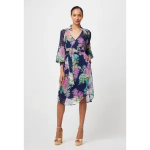 Lane Viscose Chiffon Dress | Wisteria Alba