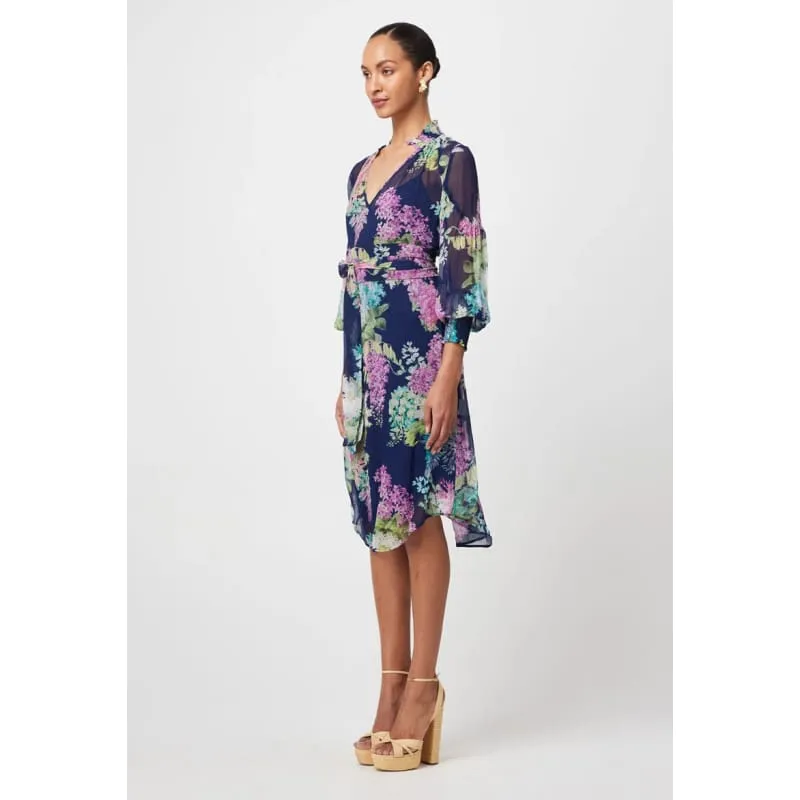 Lane Viscose Chiffon Dress | Wisteria Alba