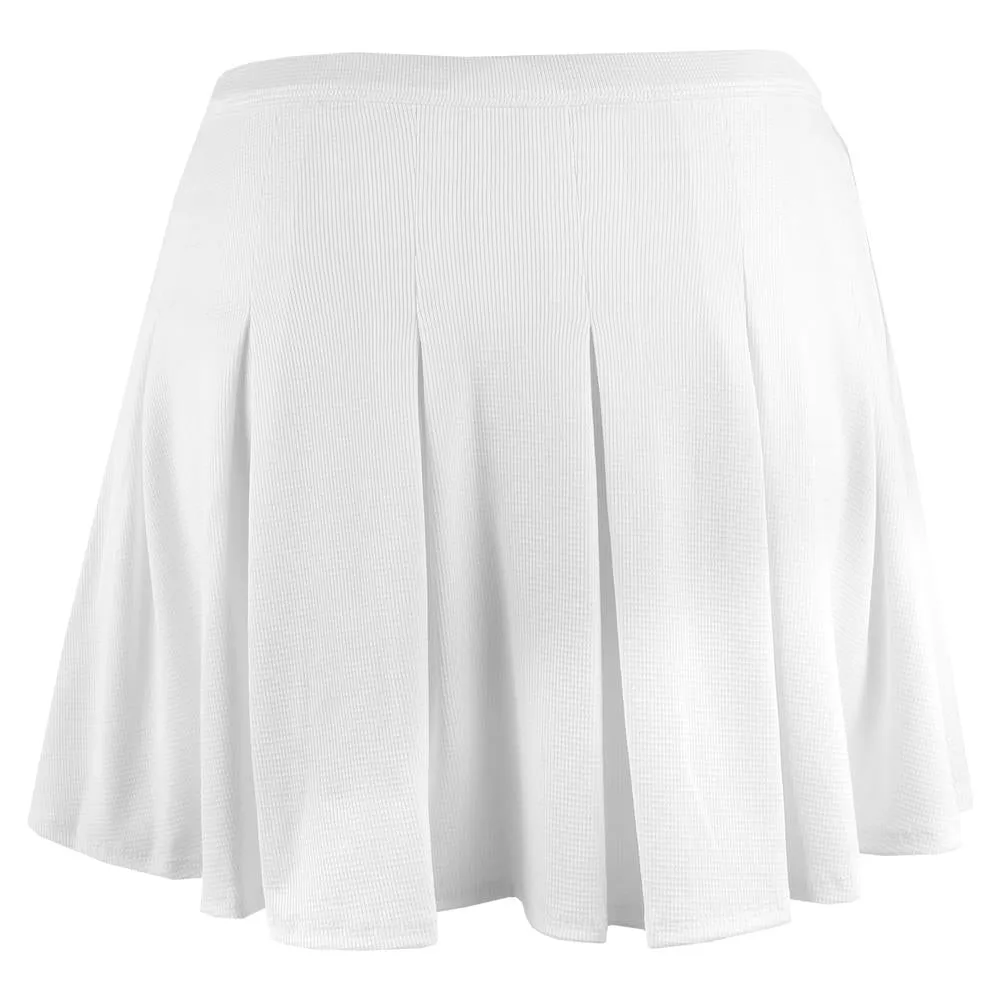 Lucky In Love Women's Winning Streak High Waist Skirt - White