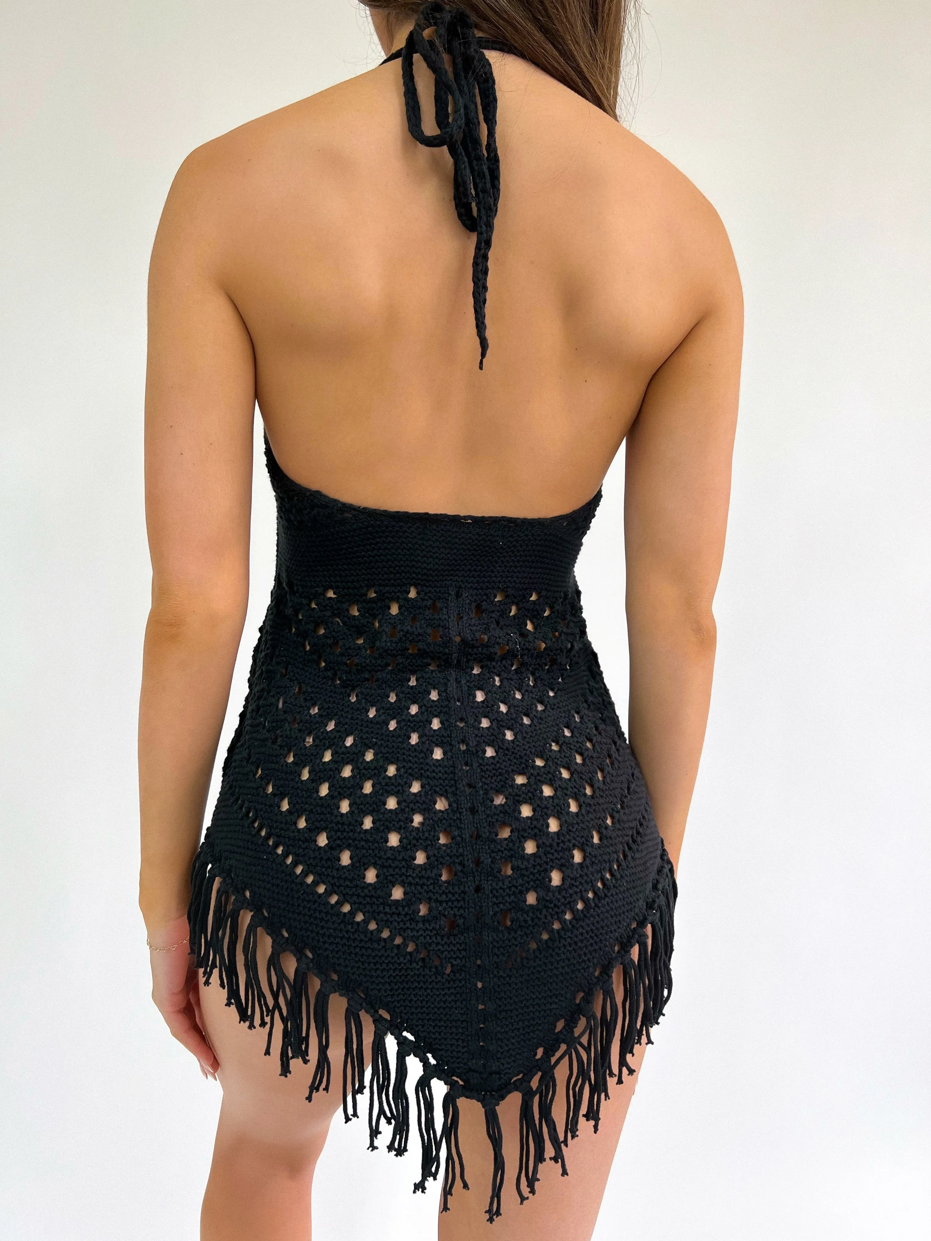 Marysol Mesh Dress (Black)