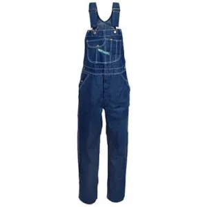 Men's Key Bib Overalls Indigo Cotton Denim Bib Overalls