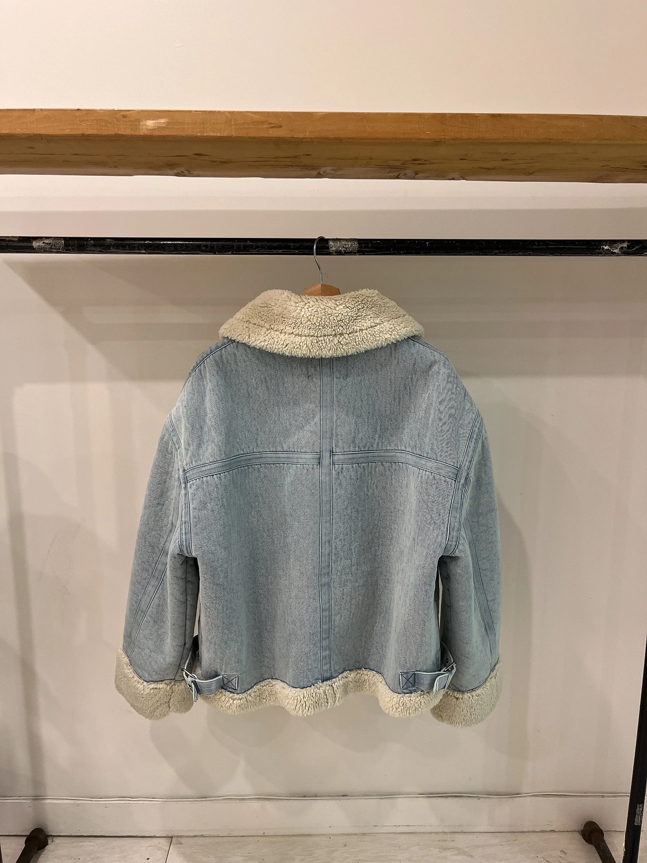 MICO Denim sherpa jacket