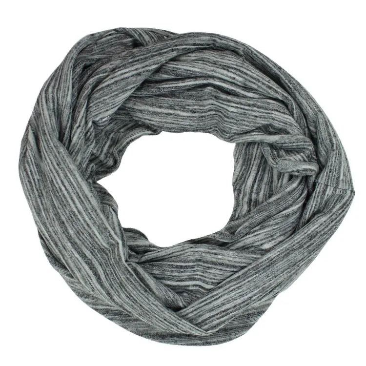 Patterned Jersey Infinity Scarf