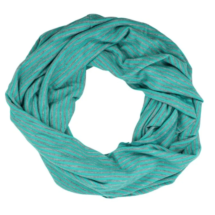 Patterned Jersey Infinity Scarf