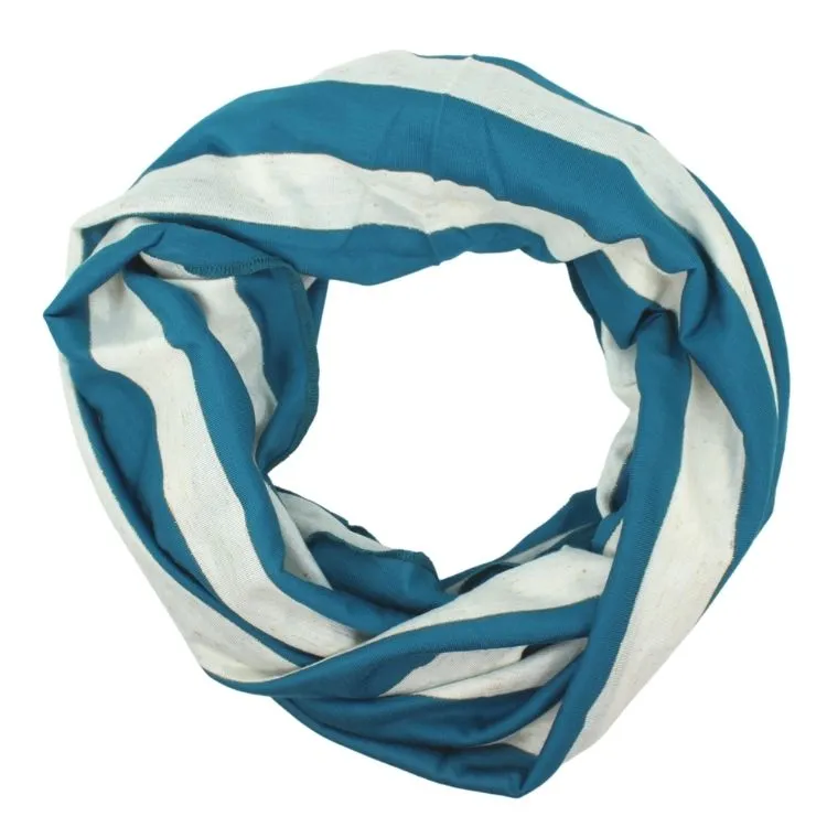 Patterned Jersey Infinity Scarf