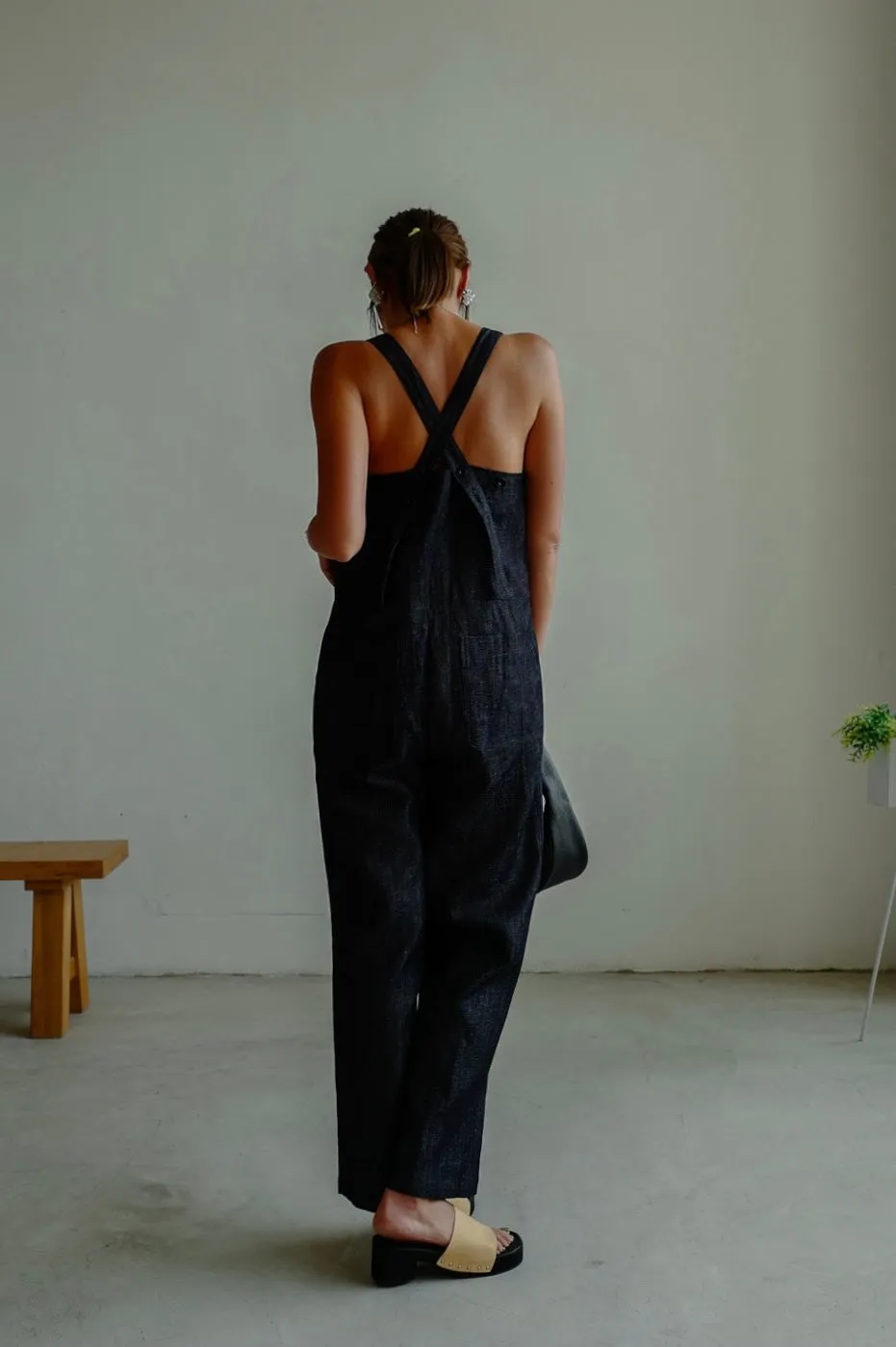 PREMIUM UNWASHED DENIM JUMPSUIT