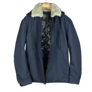 "Bumfreezer" jacket in Mixed Deep Navy fabric