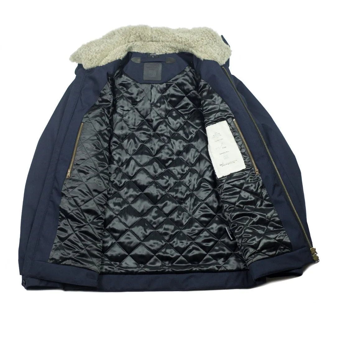 "Bumfreezer" jacket in Mixed Deep Navy fabric