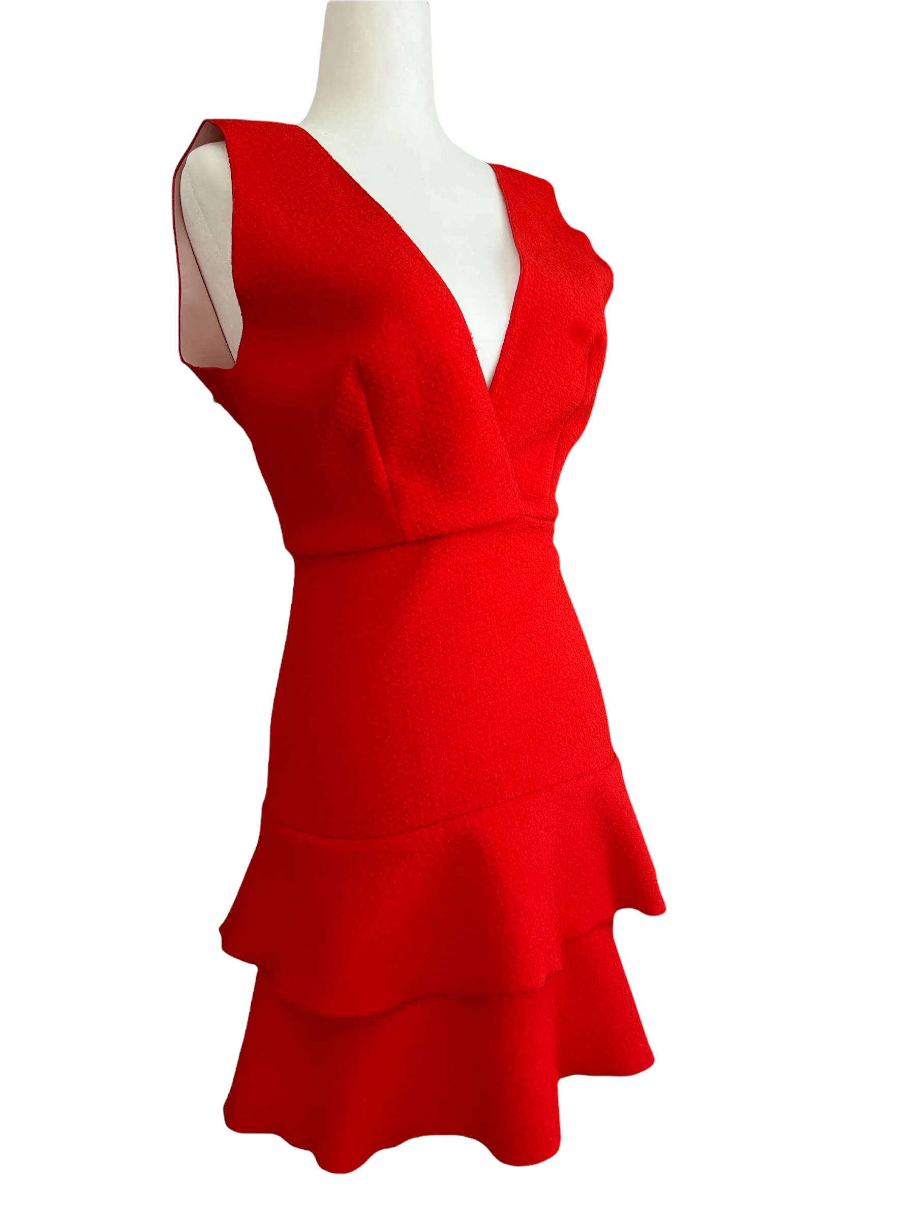 Red Orange Dress - XS