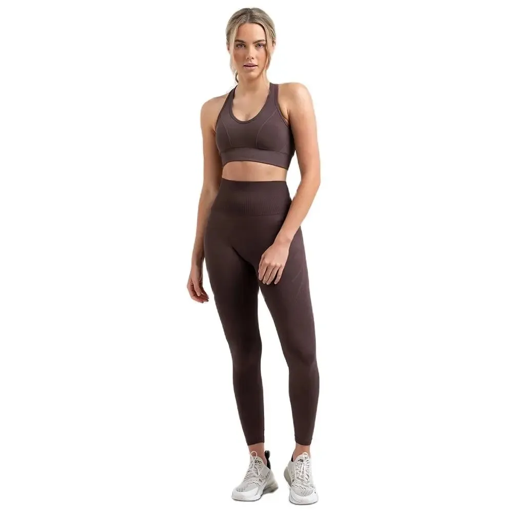 Seamless Yoga Waist Leggings Set