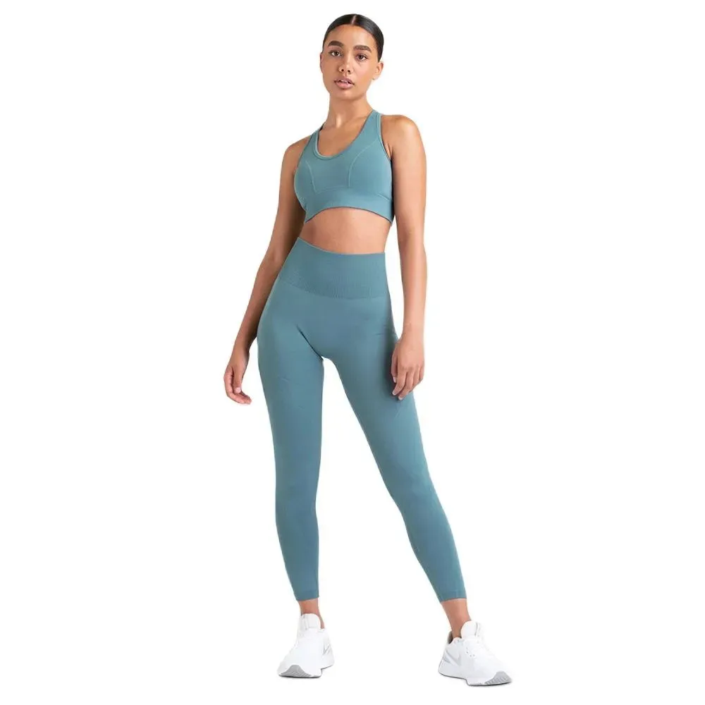 Seamless Yoga Waist Leggings Set