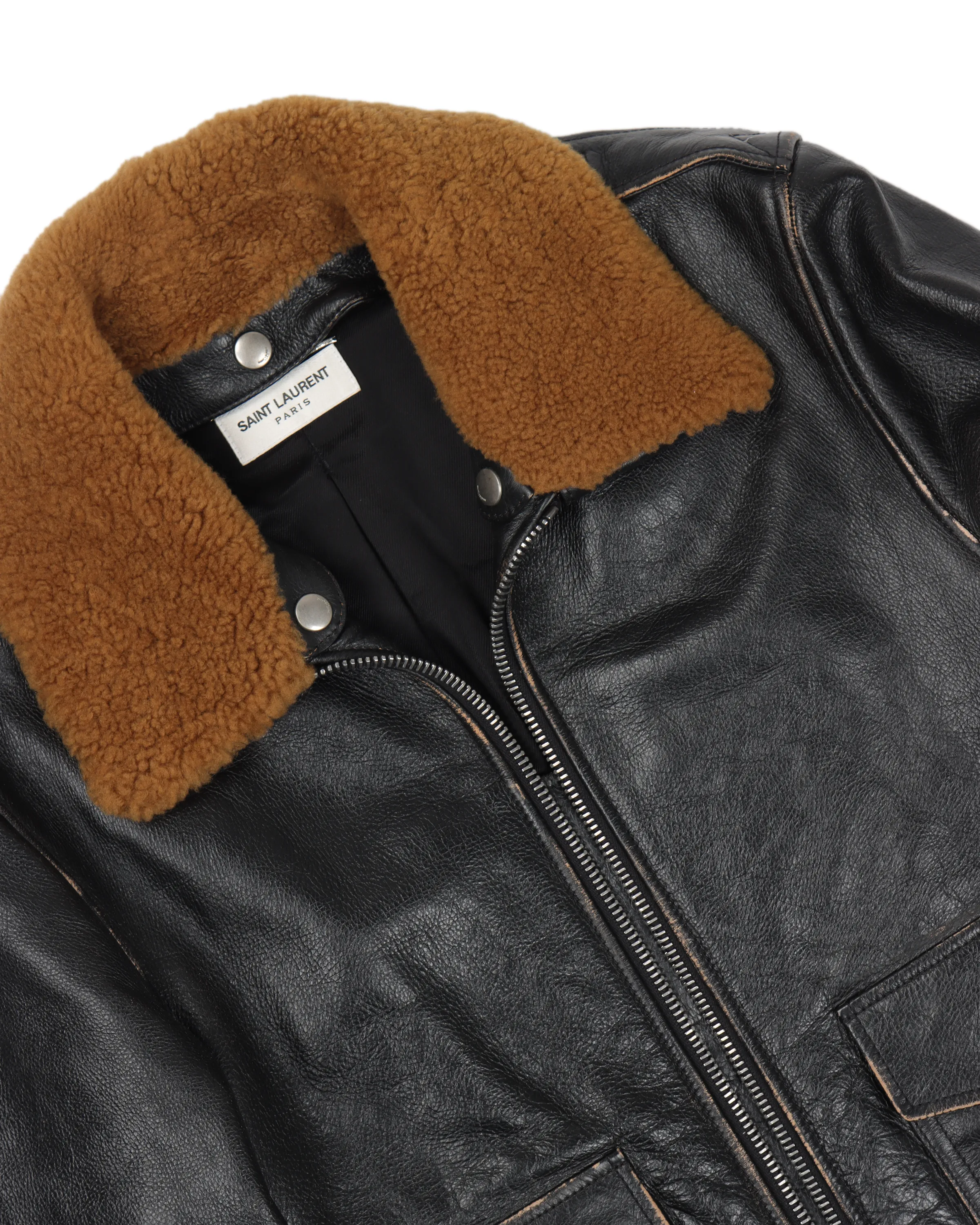 Shearling Bomber Leather Jacket (2014)