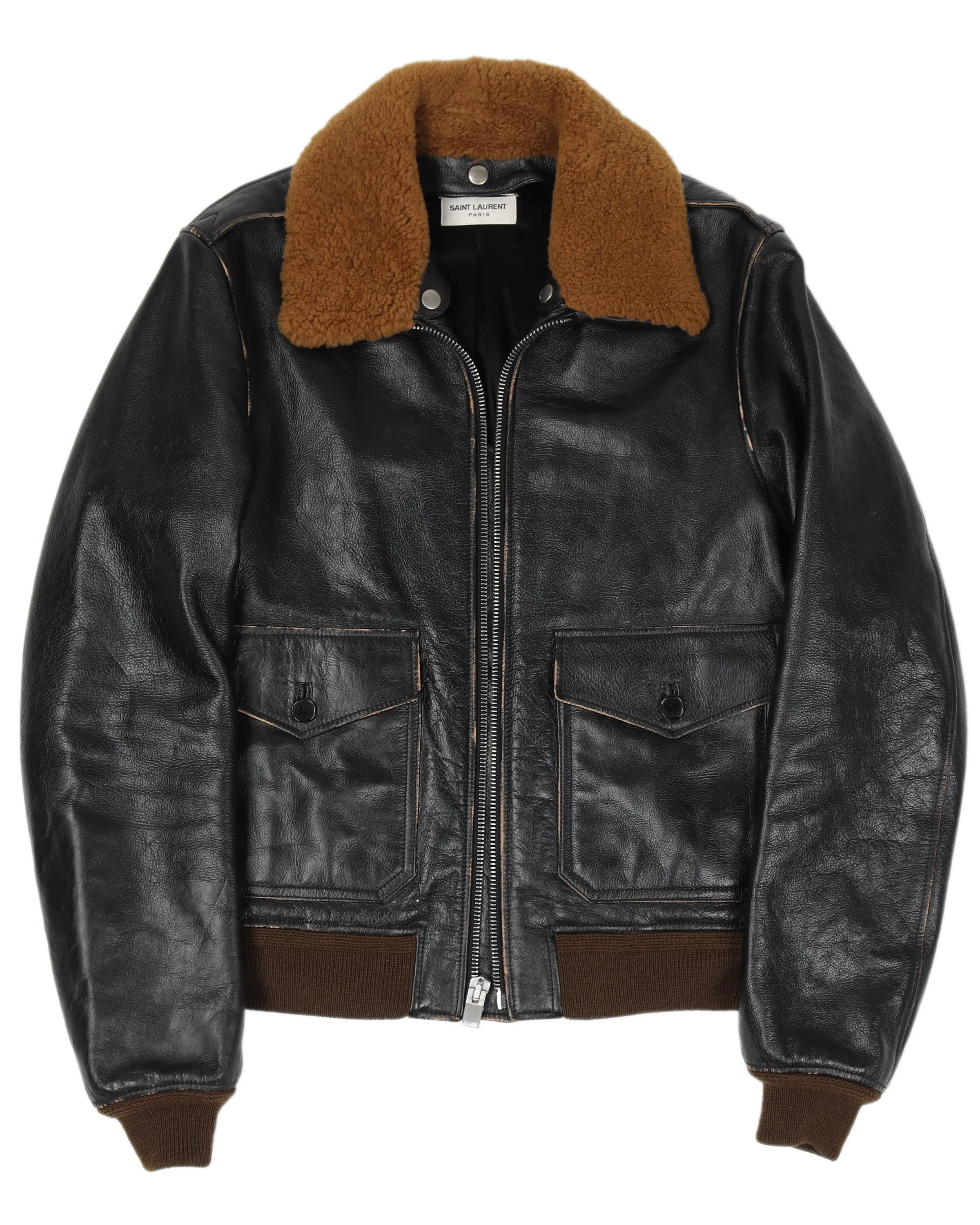 Shearling Bomber Leather Jacket (2014)