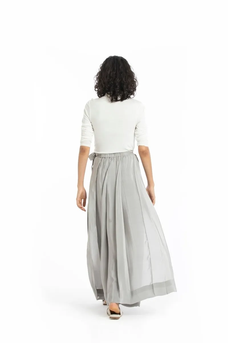 Skirt pant-Ash grey