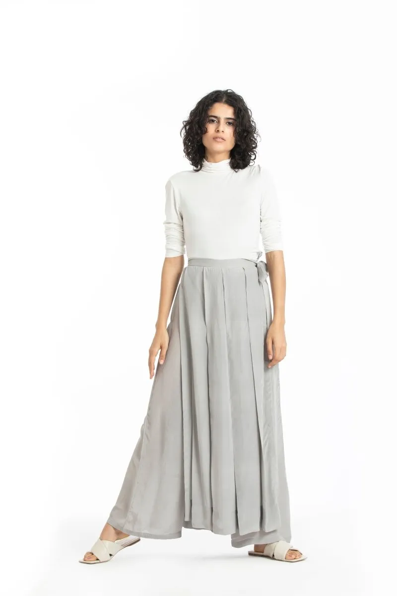 Skirt pant-Ash grey