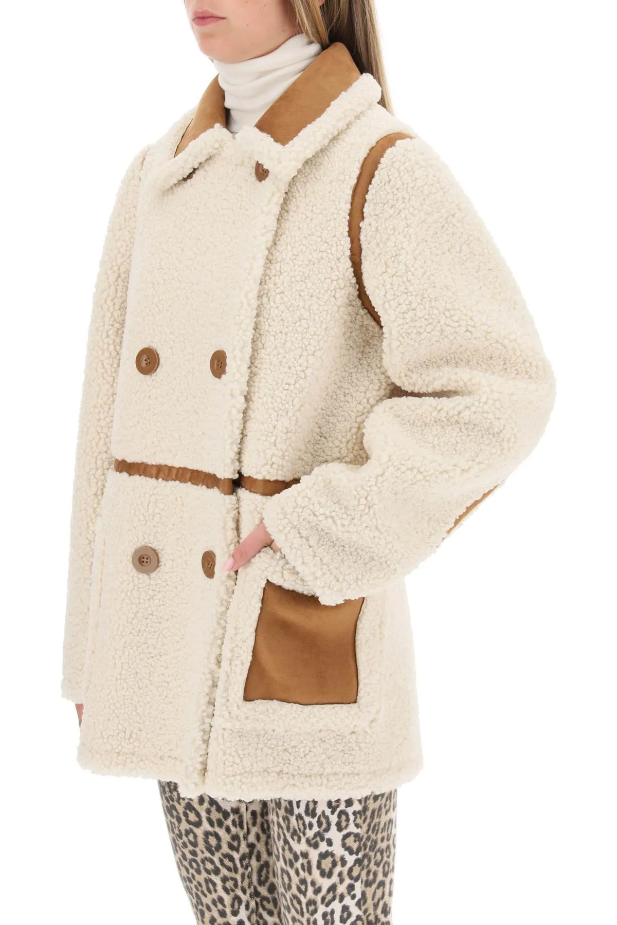 Stand Studio Chole Faux Shearling Jacket